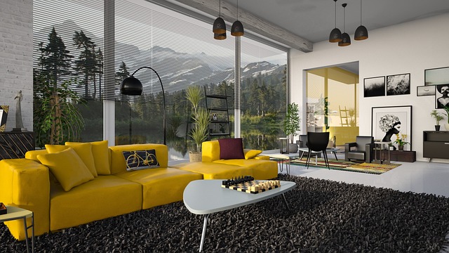 handmade coffee table with shelf and smooth matte oil finish in modern living room